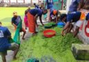 திரு வேட்டீஸ்வரர்  கோவிலில்  உழவாரப் பணி